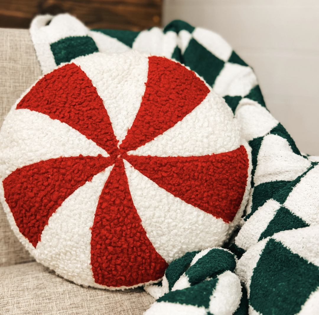 Sherpa Holiday Pillow