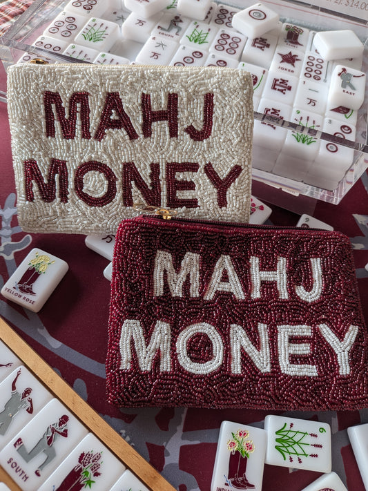 Mahj Money Beaded Pouch