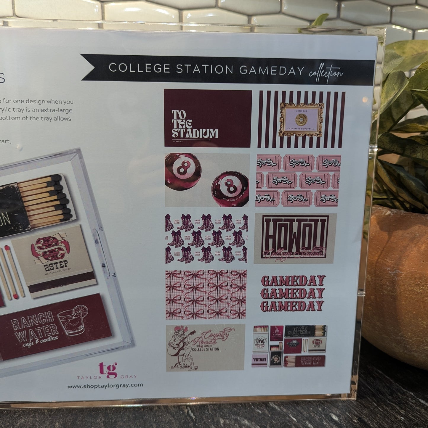 Acrylic Tray + CStat Game Day Inserts Bundle