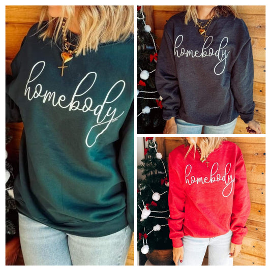 Cute Graphic Tees - Homebody Sweatshirt