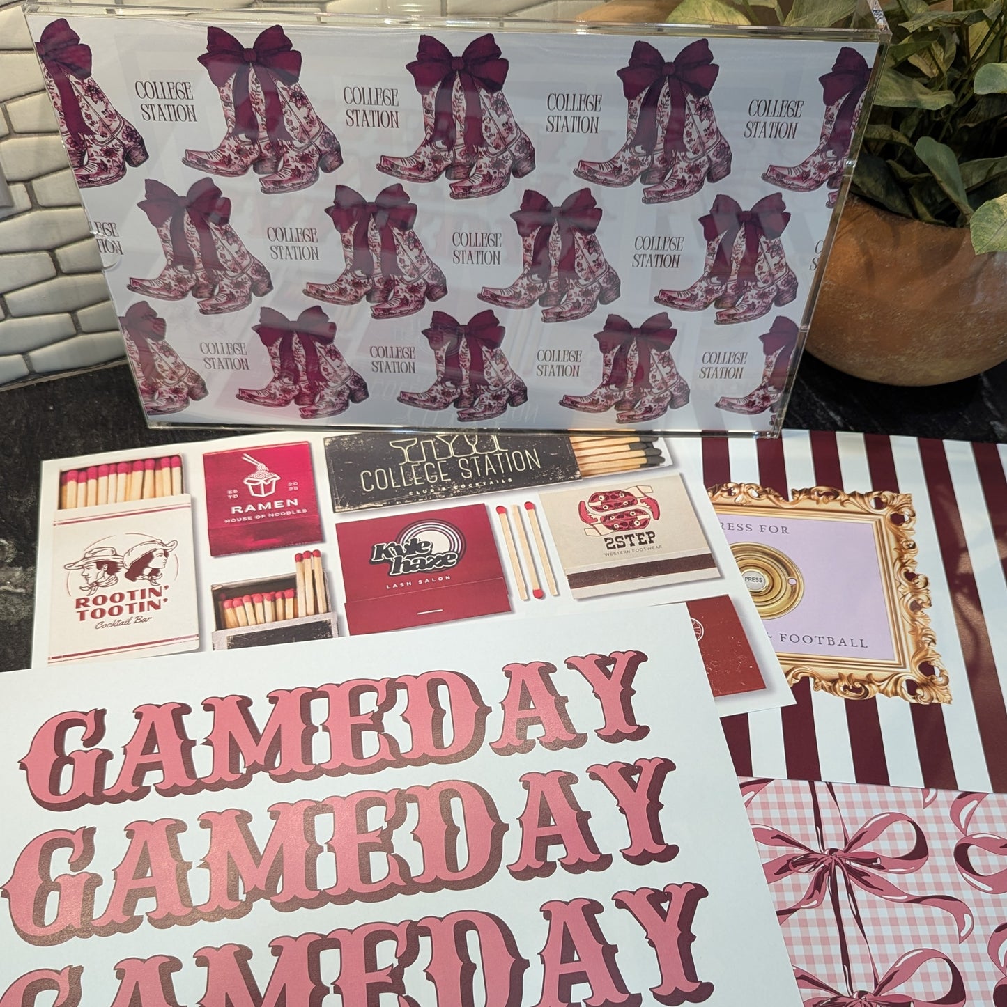 Acrylic Tray + CStat Game Day Inserts Bundle