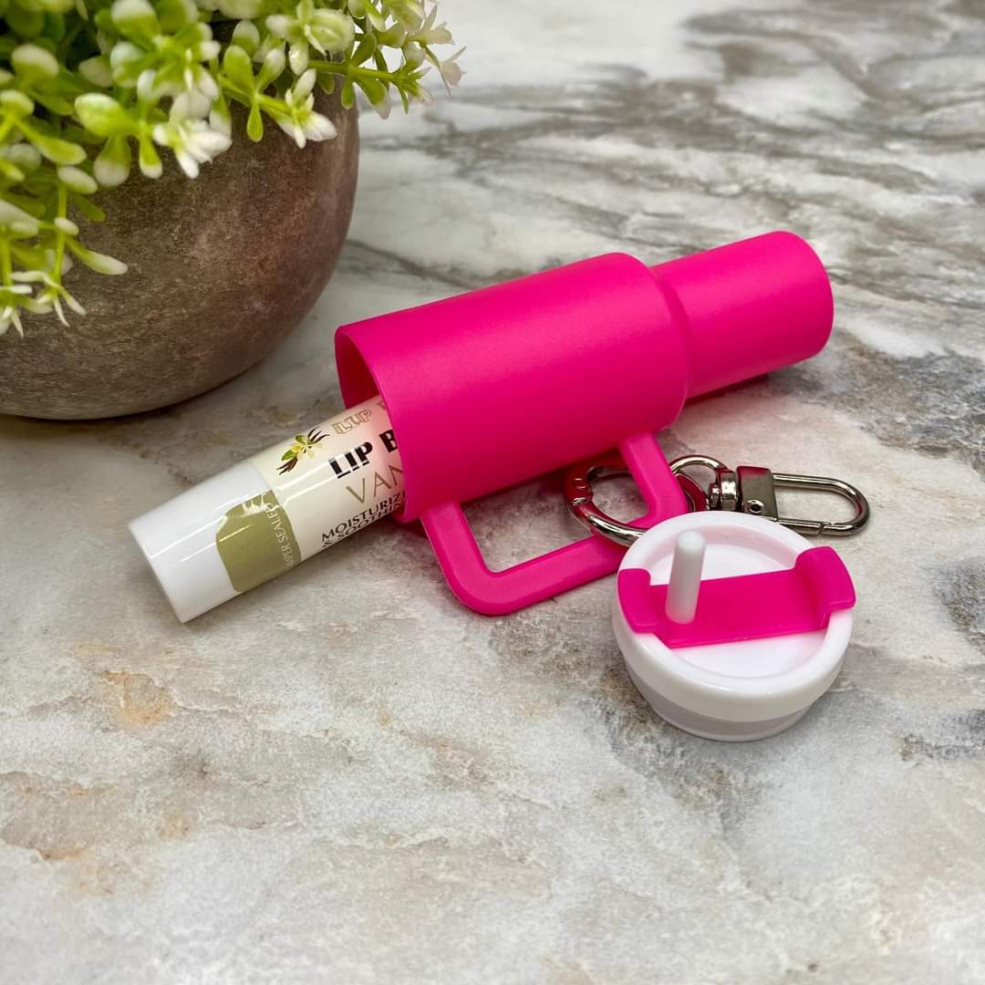 Lip Balm Tumbler Keychain