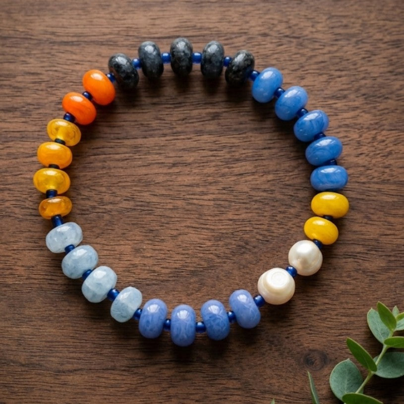 Multicolor Beaded Stretchy Bracelet
