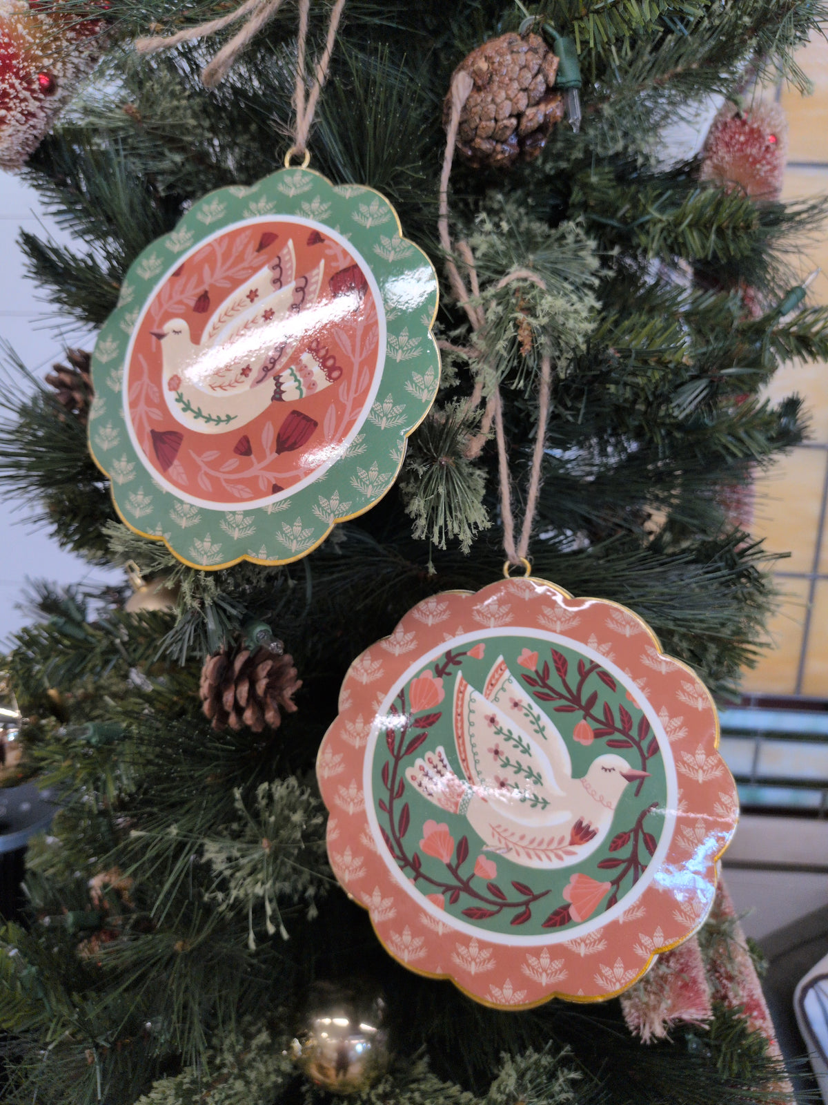 6" Dove Ornament