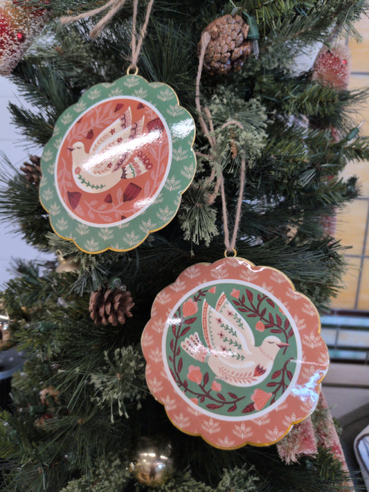 6" Dove Ornament