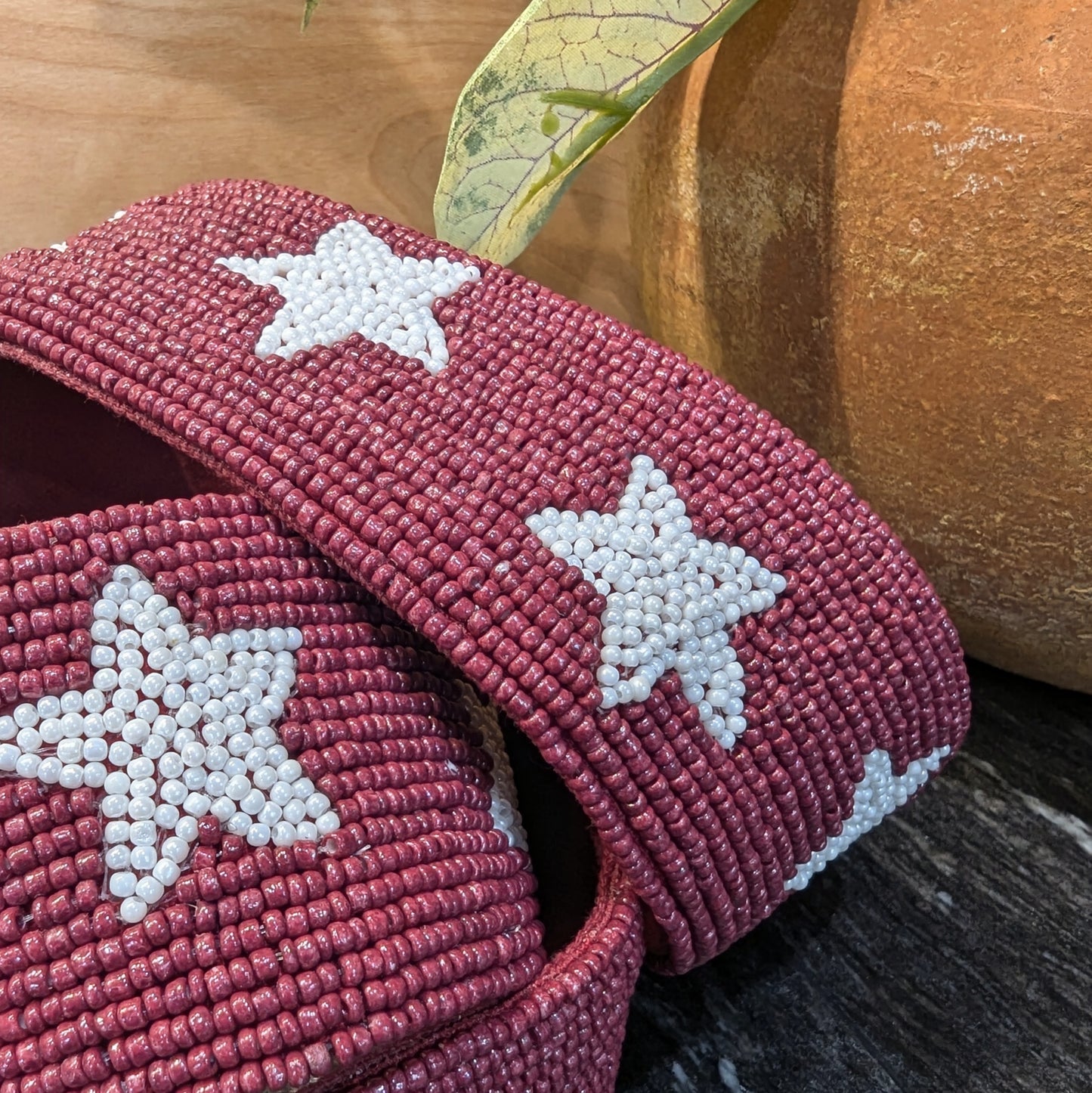 Beaded Purse Strap - Stars