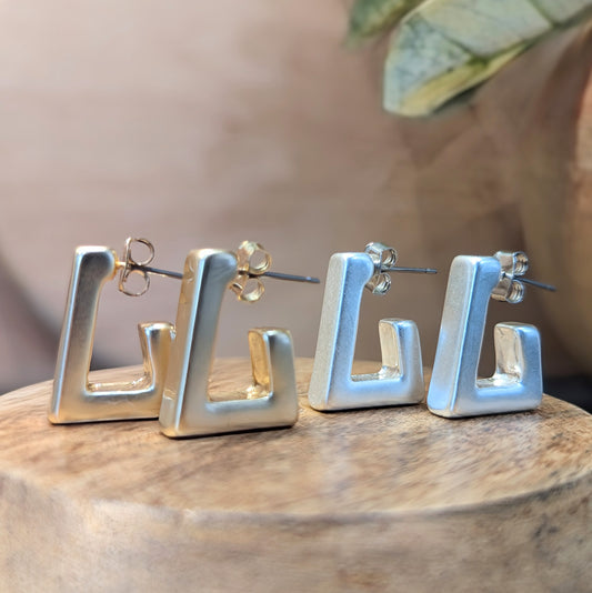 Chunky Angle Hoops