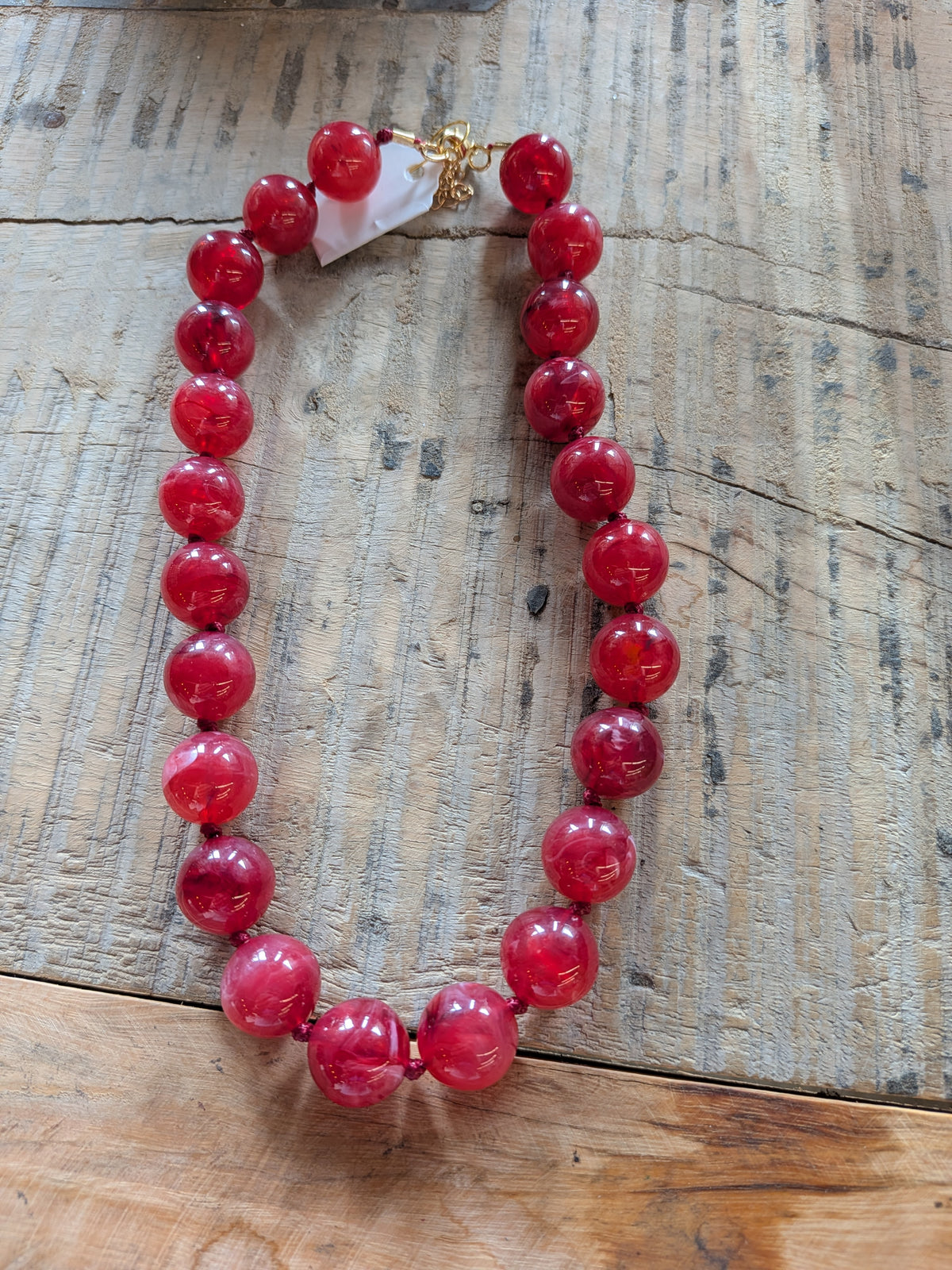 Chunky Beaded Statement Necklace