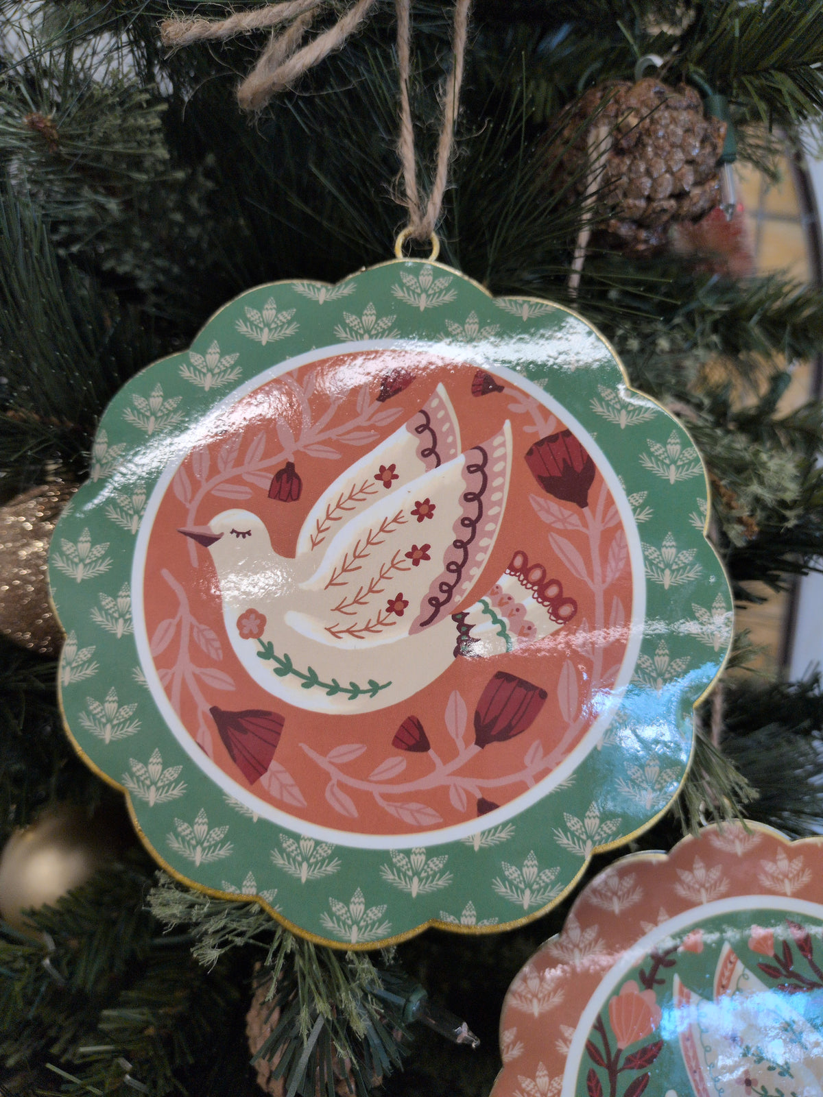 6" Dove Ornament