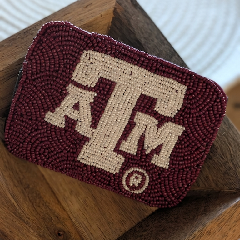 Beaded Card Wallet