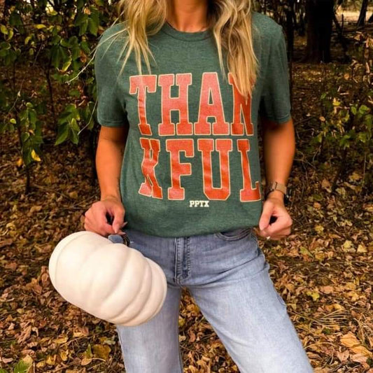 Cute Graphic Tees - Thanksgiving Shortsleeve