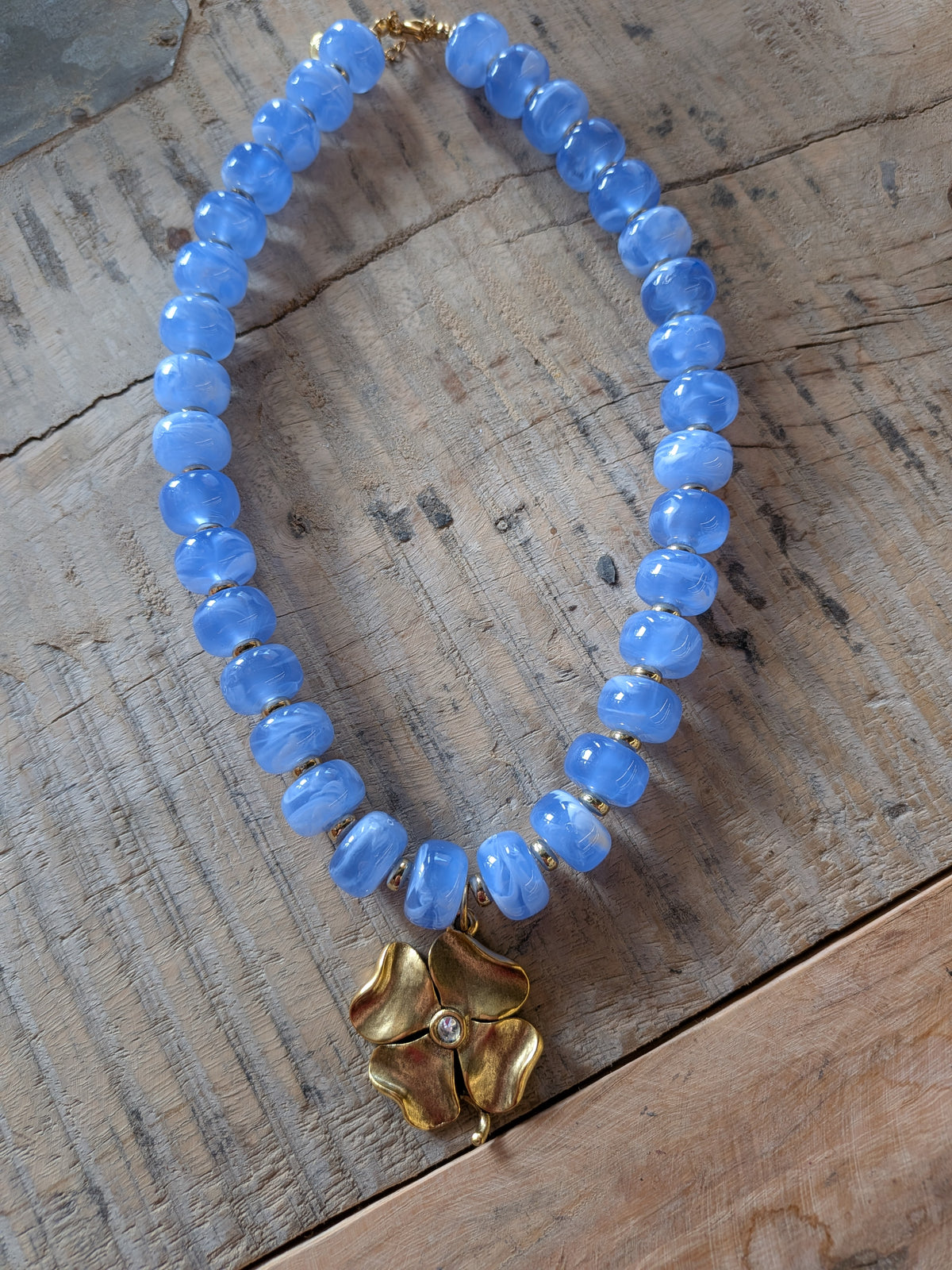 Chunky Beaded Statement Necklace